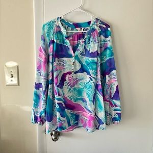 Lilly Pulitzer Watercolor Elsa Size Large